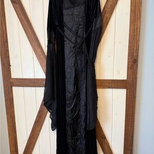 Elegant Black Velvet Dress